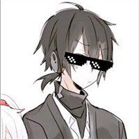 墨镜头像男卡通