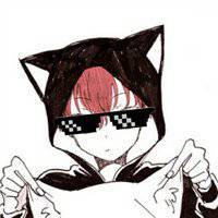 墨镜头像男卡通