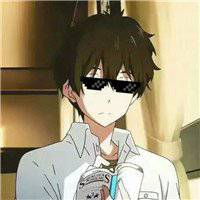 墨镜头像男卡通