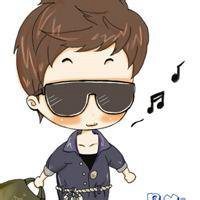 墨镜头像男卡通