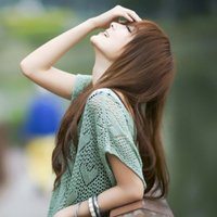 女生侧面长发头像