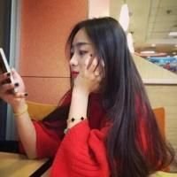 女生侧面长发头像
