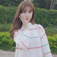 女生高领毛衣头像