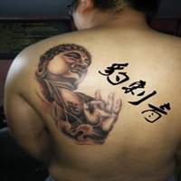 如来纹身头像图片