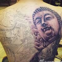 如来纹身头像图片