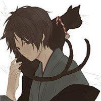 少年与猫动漫头像