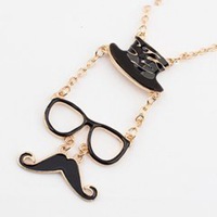 帽子眼镜胡子头像