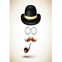 帽子眼镜胡子头像