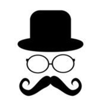 帽子眼镜胡子头像
