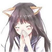 开心的头像女生