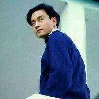 张国荣中分头像