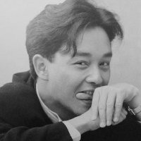 张国荣中分头像