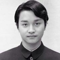 张国荣中分头像