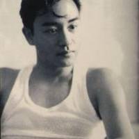 张国荣中分头像