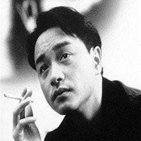 张国荣中分头像