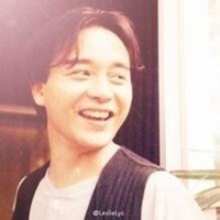 张国荣中分头像