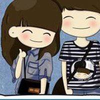 手绘头像情侣头像一对