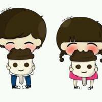 手绘头像情侣头像一对