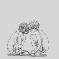 手绘头像情侣头像一对