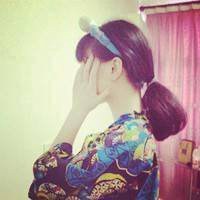 模糊头像女生粉色