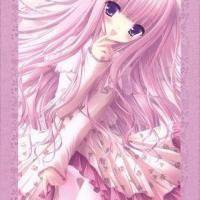 模糊头像女生粉色