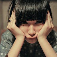 模糊女生头像个性