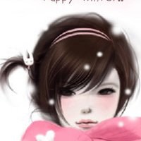 模糊女生头像个性