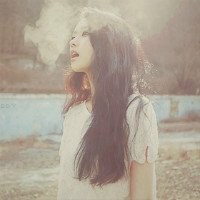 模糊女生头像个性