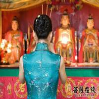 烧香拜佛祈福微信头像