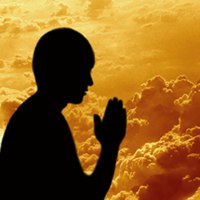 烧香拜佛祈福微信头像