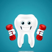 牙齿头像图片大全可爱