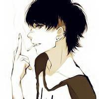 男侧脸头像动漫