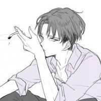 男侧脸头像动漫