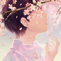 男侧脸头像动漫