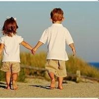 男女手牵手唯美情侣头像