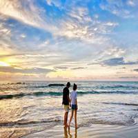 男女手牵手唯美情侣头像