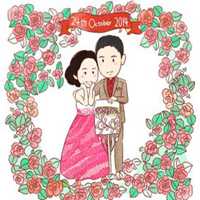 男生捧花遮脸头像