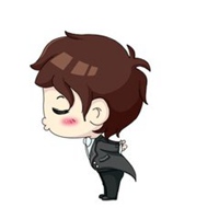 男生穿燕尾服头像