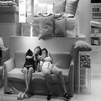 男生葛优躺头像