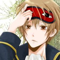 男生蒙眼头像动漫图片