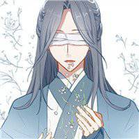 男生蒙眼头像动漫图片