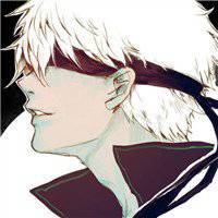 男生蒙眼头像动漫图片