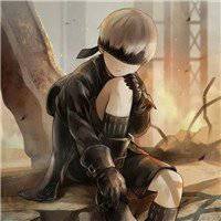 男生蒙眼头像动漫图片