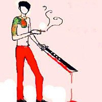 社会人头像男生黑白