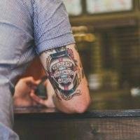 社会哥头像纹身