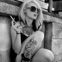 社会姐抽烟霸气冷酷十足头像