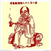 罗汉头像素描图片