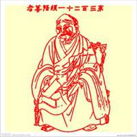 罗汉头像素描图片