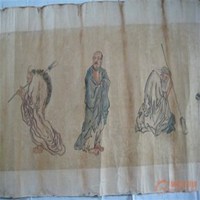 罗汉头像素描图片