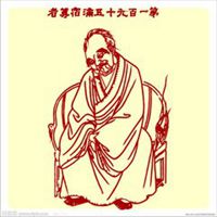 罗汉头像素描图片